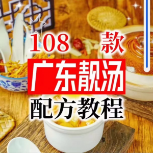 【拍下即送】108种广东靓汤视频教程100+广府靓汤商用技术实体店-淘宝虚拟产品货源