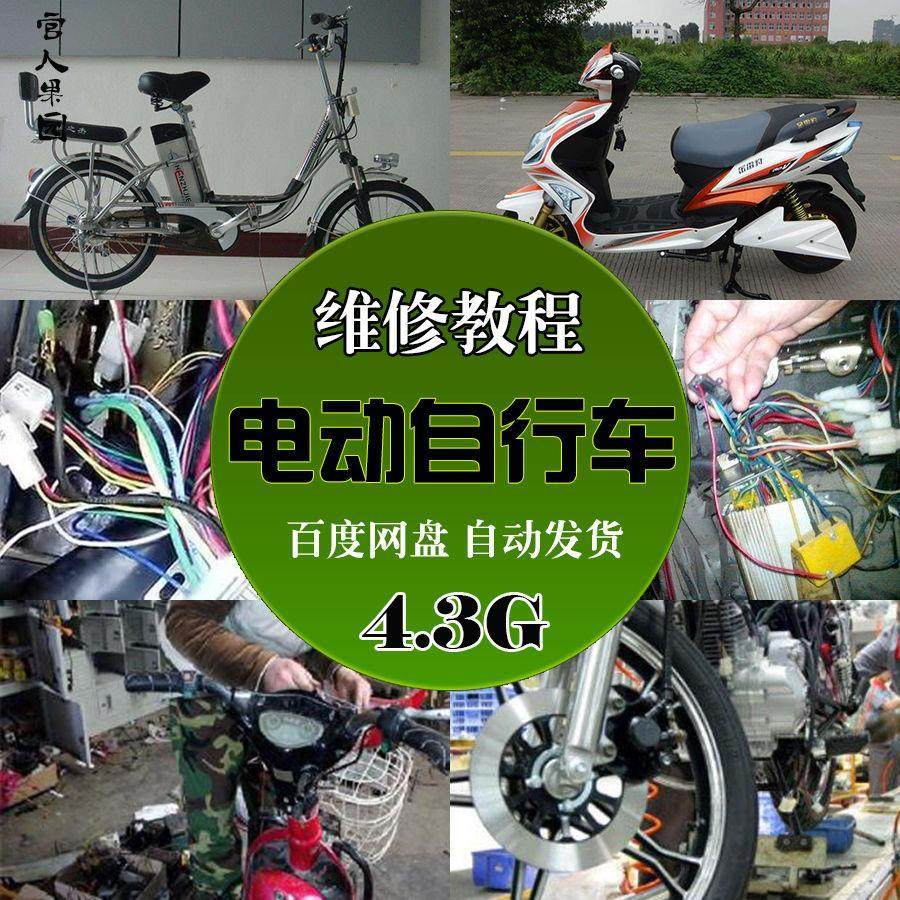 精品电动车维修技术自学视频教程电瓶修复技巧自学视频教程教学-淘宝虚拟产品货源