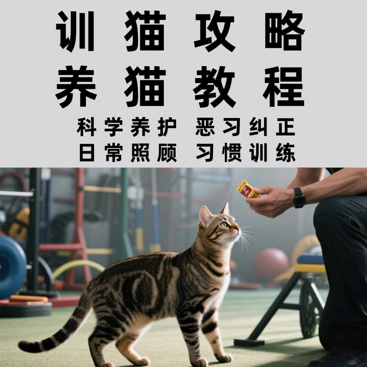 训猫入门培训教学视频课程驯猫教程家庭养猫指南攻略大全注意事项-淘宝虚拟产品货源