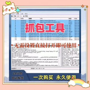 抓包工具软件开发源代码分析设计素材一次性购买永久使用-淘宝虚拟产品货源