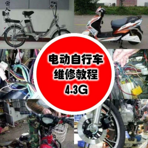 学电动车维修技术电动自行车维修技术电瓶修复技巧视频教程教学-淘宝虚拟产品货源